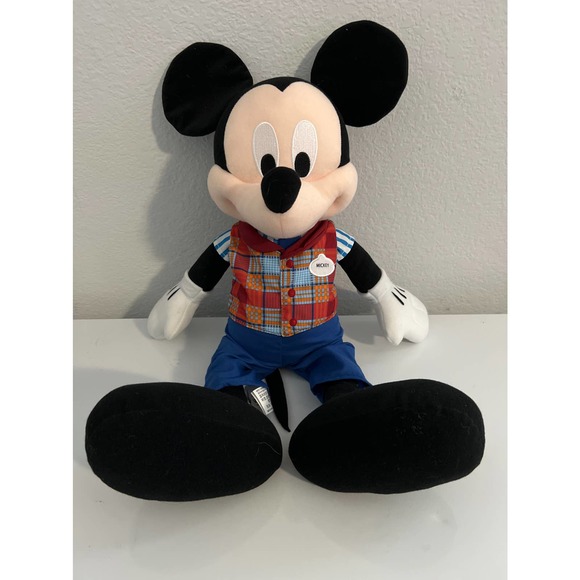 LARGE Walt Disney World Mickey Mouse cast member plushie - Picture 1 of 6